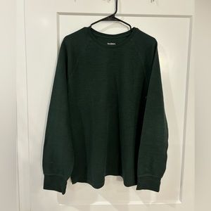 Goodfellow & Co Heavyweight Long Sleeve Waffle Knit Textured T Shirt